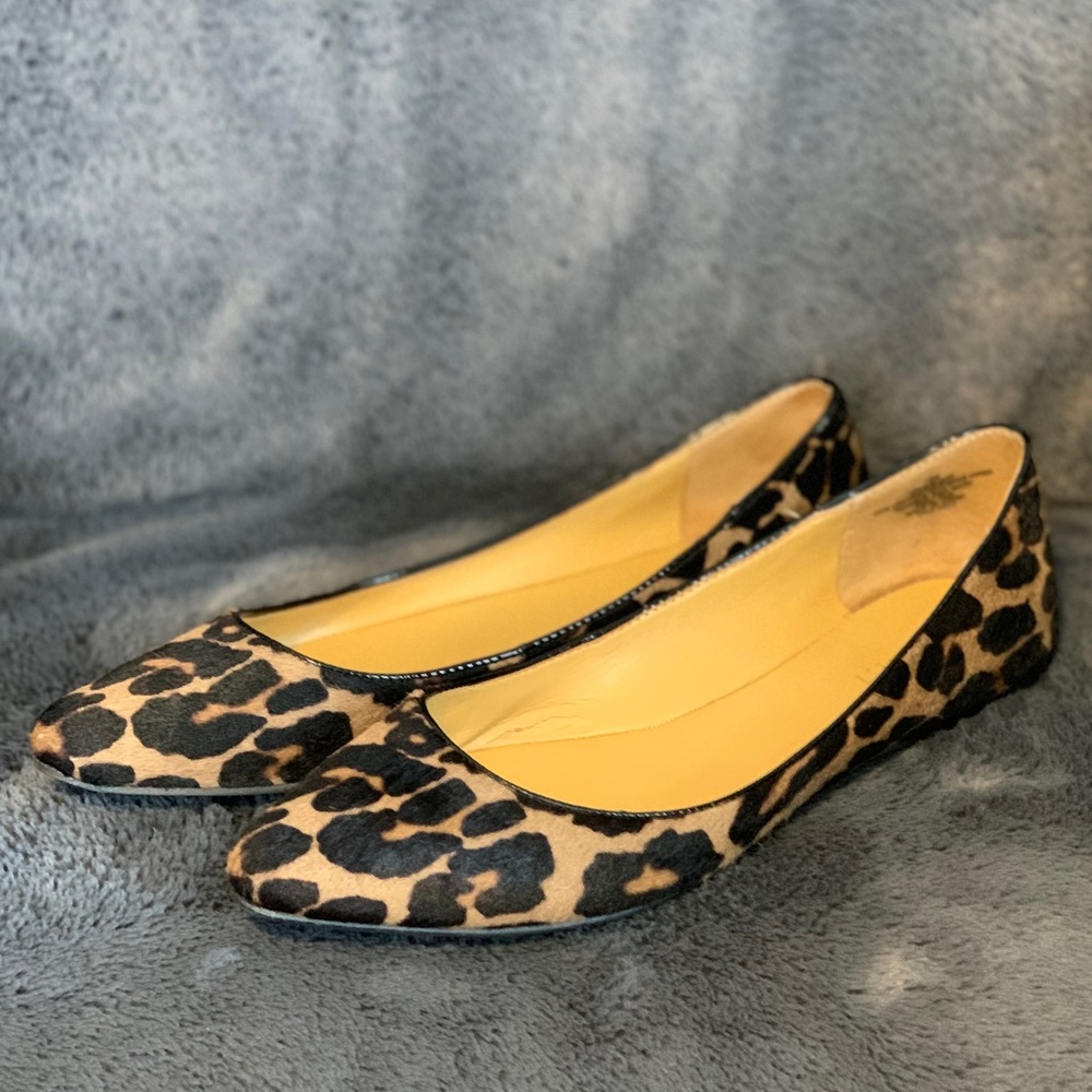Nine West Leopard Flats